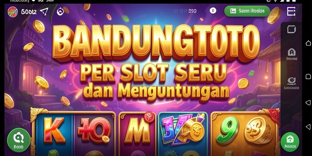 Screenshot BANDUNGTOTO menampilkan gameplay seru dengan grafik menarik.