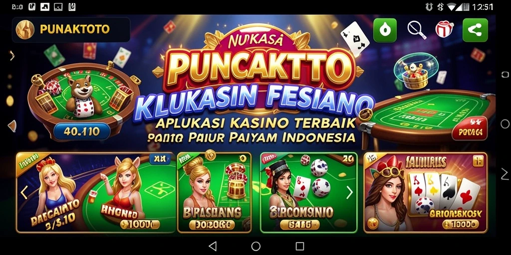 Tampilan menarik dari gameplay PUNCAKTOTO yang penuh aksi Kasino.